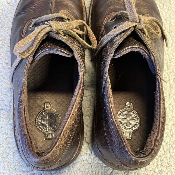 Dr. Martens Nevin Lace Up Leather Shoes Mens 11 US 45 EU Brown Split Toe Oxford - Picture 7 of 12